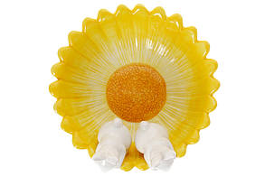 Піала керамічна , Пасхальні кролики, 21*19.8*12.8 см, жовтий (733-577), фото 3