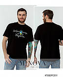 Футболка чоловіча Ми З України No2011-Чорний, фото 3