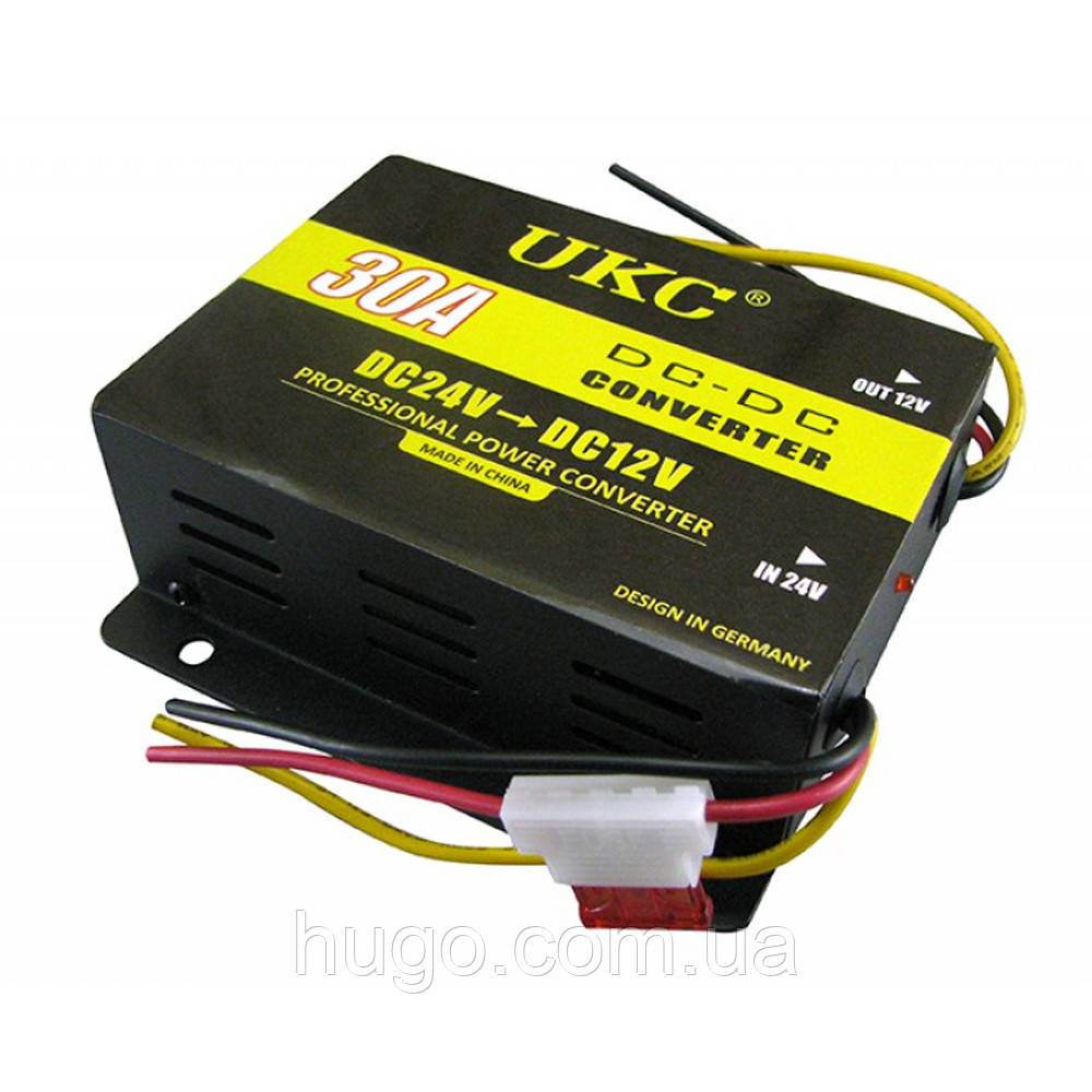 Перетворювач напруги DC/DC 24v-12v 30A / Автоінвертор / Автомобільний інвертор