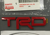 Toyota Tundra 2007-2021 Задний значок красный эмблема TRD на багажник крышку багажника Новая Оригинал