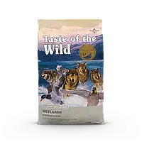 Taste of the Wild Wetlands (Тейст оф зе Вайлд Ветлендс из утки перепелов и индейки) беззерновой корм для собак 5.4 кг.