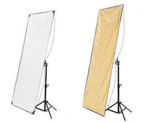 Панель для студійного відбивача Rime Lite White/Soft Gold 80х120 см, фото 1