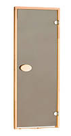 Двері для сауни стандартні, колір бронза 64х177