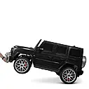 Дитячий електромобіль двомісний джип Mercedes G63 AMG чорний, фото 8