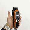 Професійна машинки для стрижки волосся Gemei GM-817 Pro. Колір помаранчевий, фото 8