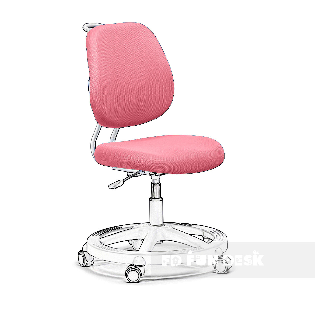 Чохол для крісла FunDesk Pratico Pink