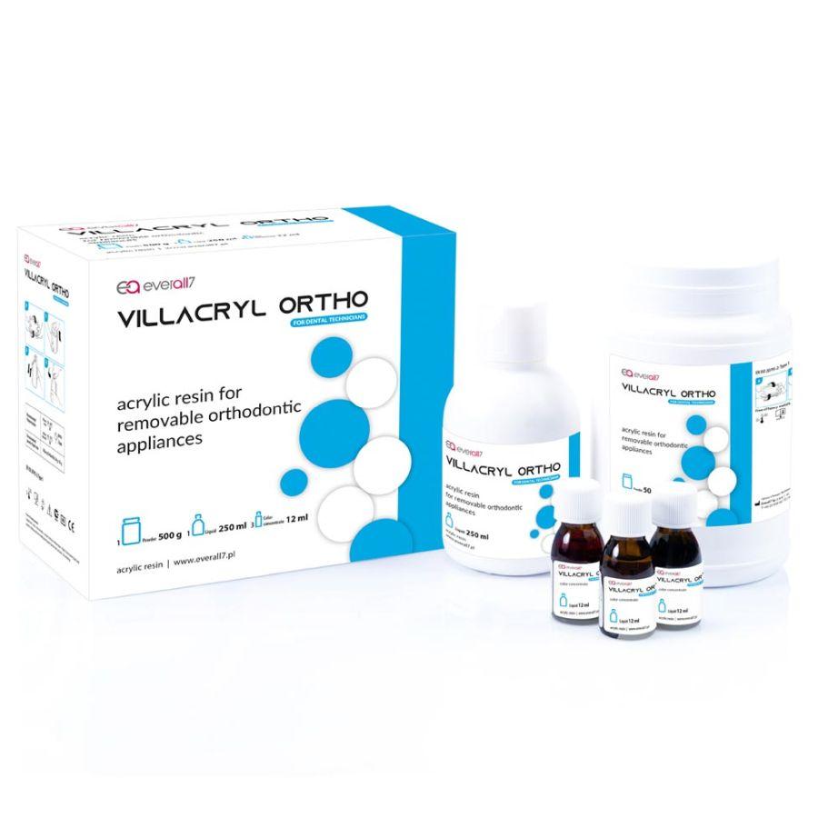 Villacryl Ortho, 500г порошок, 250мл рідина, 3х15мл концентрат кольору