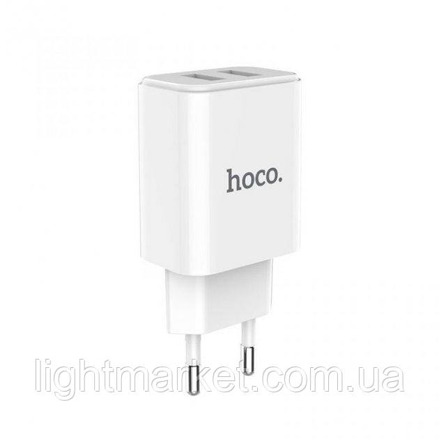 УЗП Hoco C97A PD+QC3.0 (МЗП USB, Type-C, 20W) white, фото 1