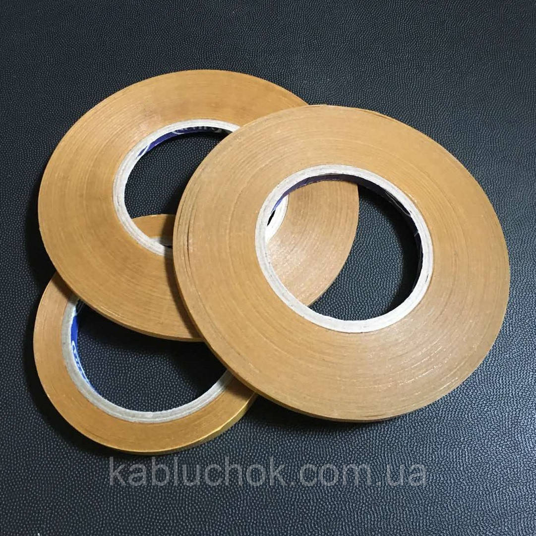 Скотч клейовий 2 см 25 м двосторонній прозорий для шкіри, фото 1