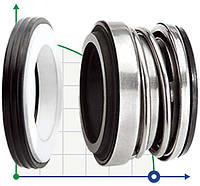 Уплотнение вала R-104A 15, CAR/CER, EPDM, 304