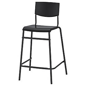 IKEA Барний стілець зі спинкою STIG (304.984.18)