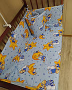 Защита (бортики) в детскую кроватку на 4 стороны - 120*60 см / бампер в детскую кроватку