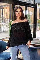 Блуза прошва в кольорах стильна 04р5А, фото 4