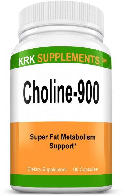 Choline-900 KRK Supplements, 90 капсул