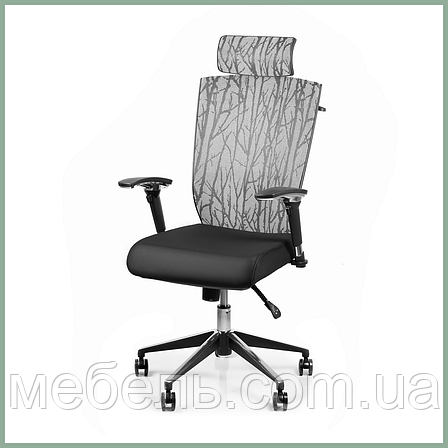 Офісний стілець Barsky G-3 ECO chair Grey, ґратка, фото 1