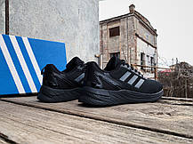 Чоловічі кросівки Adidas Response Super Black чорні, фото 6