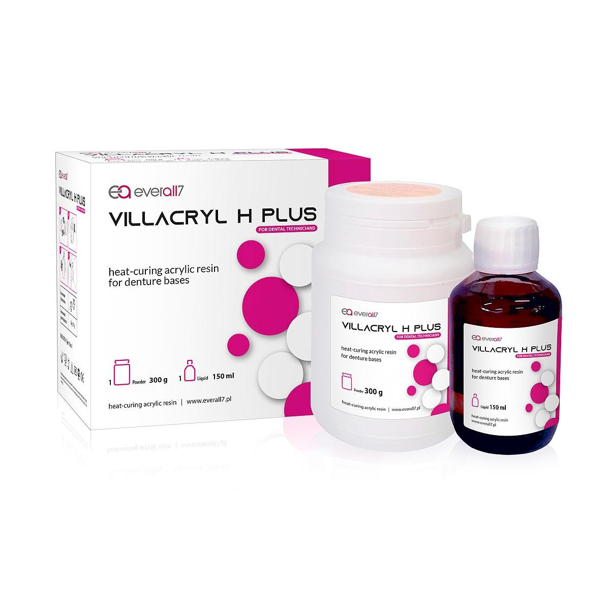 Villacryl H Plus, V4, пластмасса горячей полимеризации для изготовления базисов съемных протезов, 300 г порошо - фото 1 - id-p1496190628