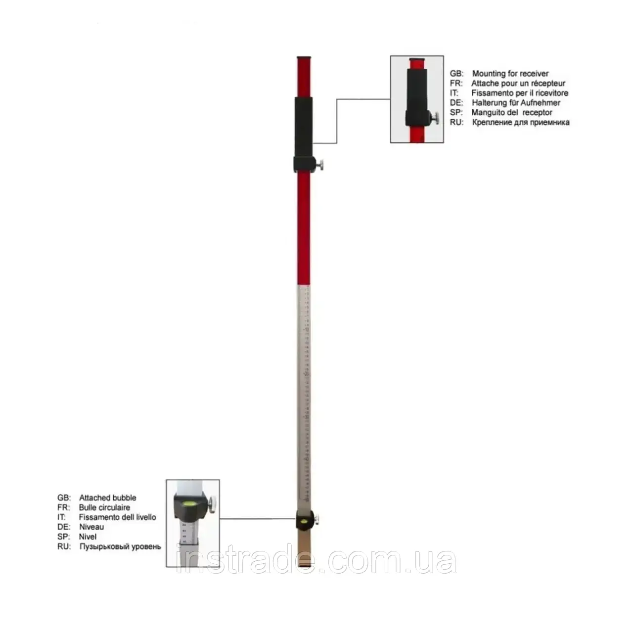 Рейка нивелирная ADA Laser STAFF - фото 2 - id-p1612441435