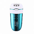 Епілятор VGR V-700 4в1 з 4 змінними насадками / Бездротовий жіночий епілятор з підсвічуванням, фото 7