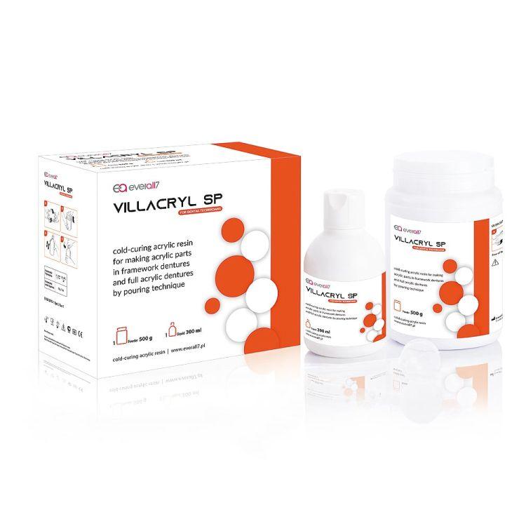 Пластмаса холодної полімеризації VILLACRYL SP (500г+300мл) Колір V4