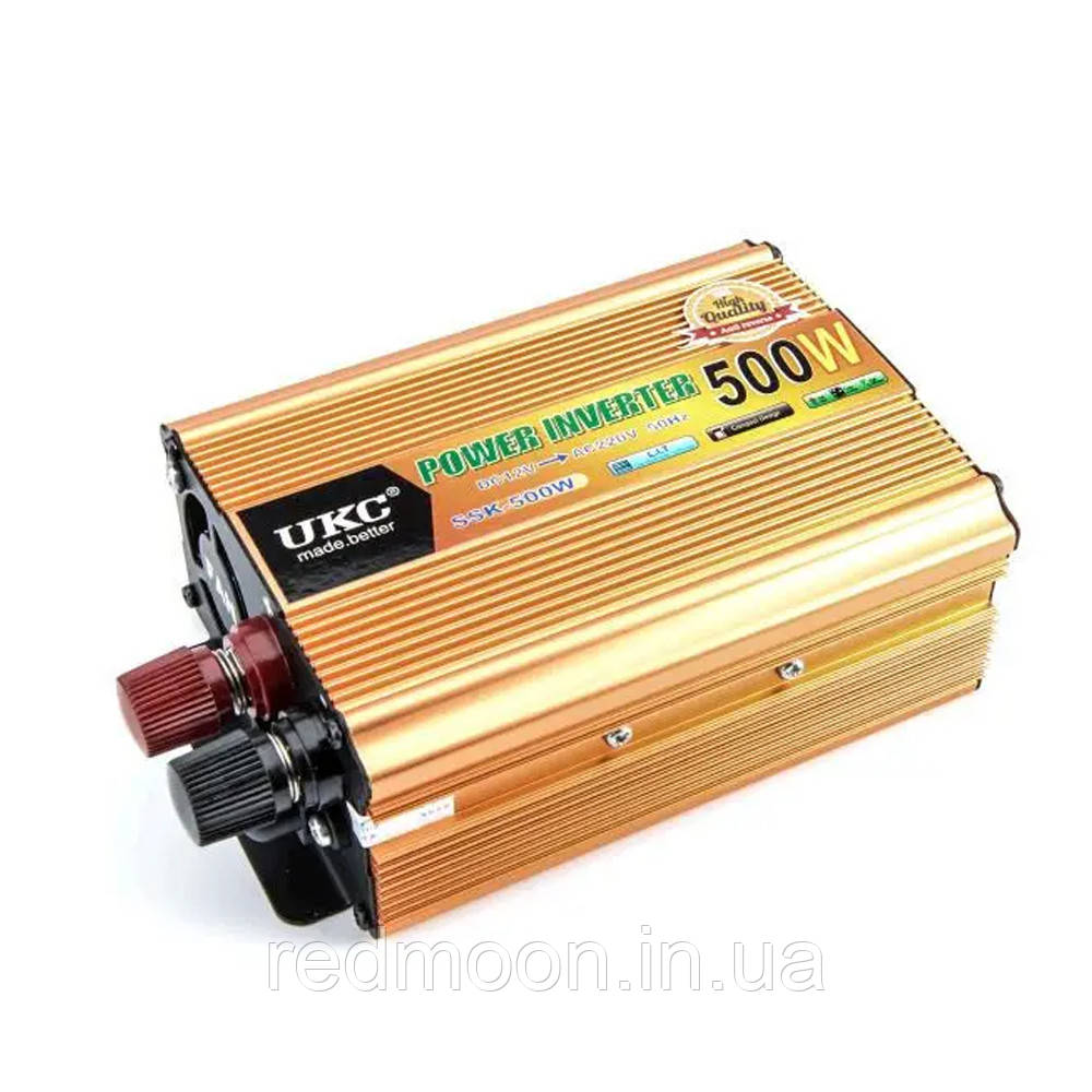 Инвертор - преобразователь напряжения 500Вт AC/DC 24V SSK в автомобиль / Автомобільний інвертор