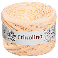 Пряжа трикотажная 7-9 мм "Trikolino" 100м. Абрикос