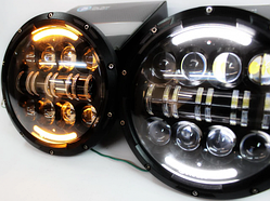 Світлодіодні фари 7 дюймів Led ВАЗ 2101 2121-21213 Ваз Газ Ваз 150 ват ЦЕНА ЗА ПАРУ