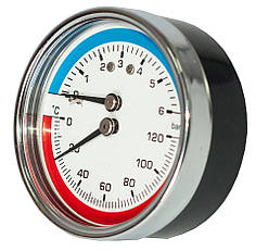 Термоманометр фронтальний Ø63 RSk Італія