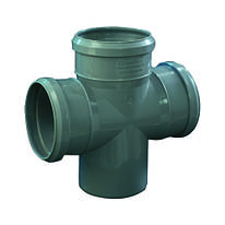 Хрестовина каналізаційна діаметр 110х110х110 90° Інтерпласт
