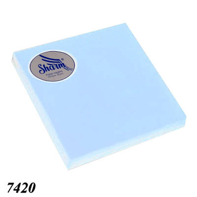 Серветка 33*33^ 20 шт.(2ш) Sharm (1/30) блакитна арт. 7420