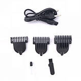 Бездротова машинка для стриження Gemei GM-6046 Червона, фото 2