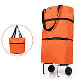 Зручна складна сумка на колесах, фото 2