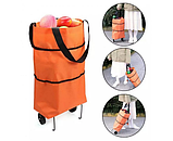 Зручна складна сумка на колесах, фото 5