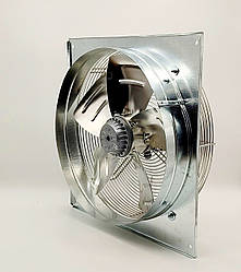 Вентилятор з нержавіючої сталі осьовий Турбовент ОВН 500В з оцинкованим фланцем