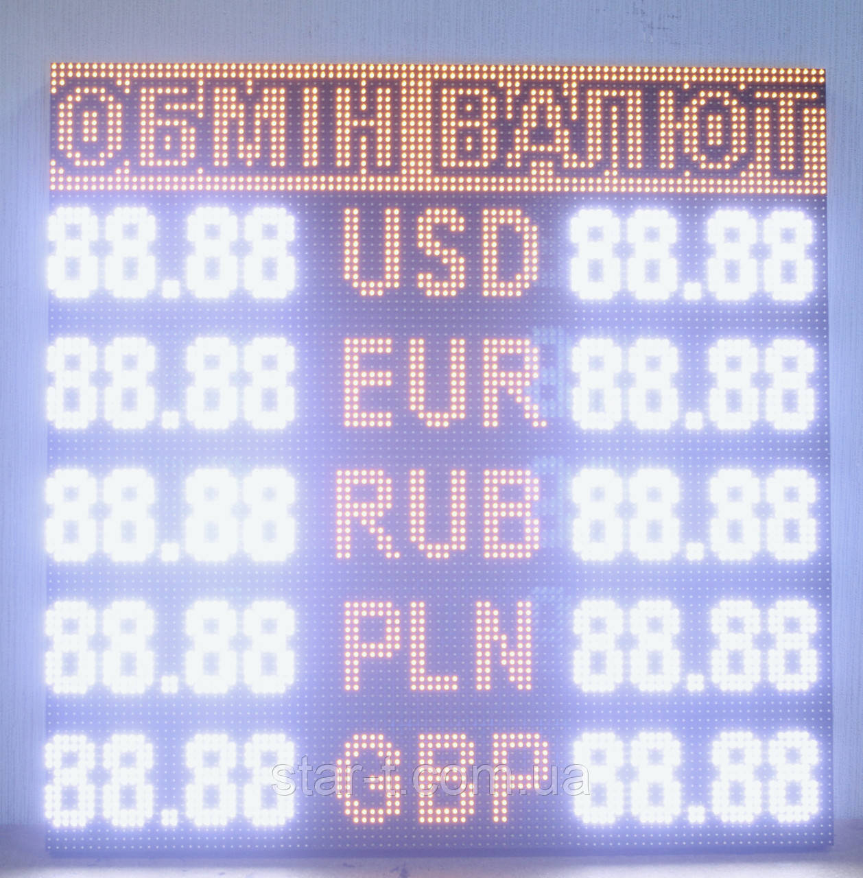 Графическое валютное табло - фото 2 - id-p1612469372