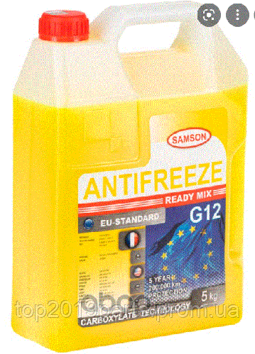Купить Антифриз Samson EU-Standard G12 жовтий -37C 5кг, цена 375 ...