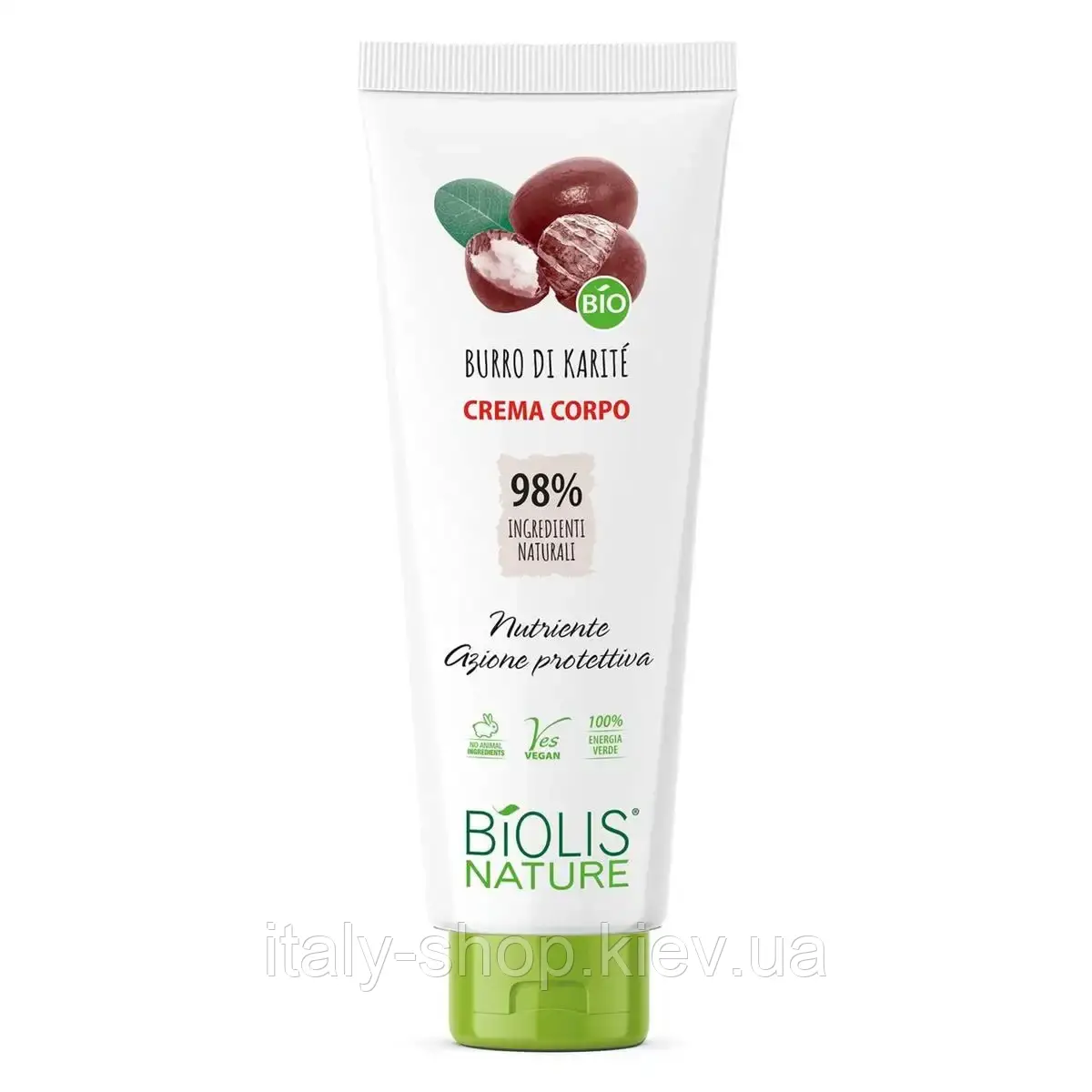 BIOLIS NATURE – 98% натуральні інгредієнти! Крем для тіла з Burro di Karite,250 мл, Італія