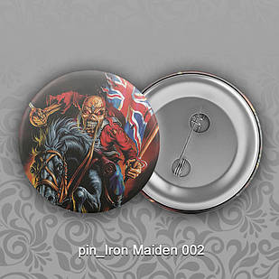 Значок рок Iron Maiden 002