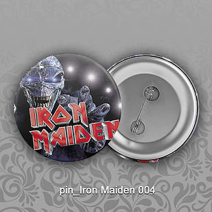 Значок рок Iron Maiden 004