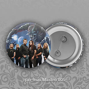 Значок рок Iron Maiden 005