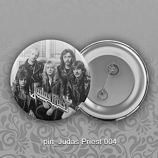 Значок 32 мм рок Judas Priest 004