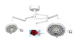 Безтіньовий операційний світильник підвісний ML500-700KM з камерою і монітором
