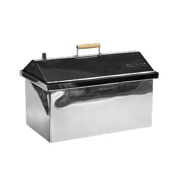 Коптильні гарячого копчення Daddy Smoke середня з неіржавкої сталі (590x360x390)