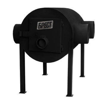 Піч буржуйка Брест 203 (Булер'ян Тип 01) з горизонтальними тепловими виходами