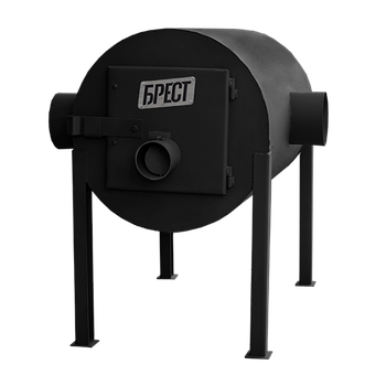 Піч буржуйка Брест 350 (Булер'ян Тип 02) з горизонтальними тепловими виходами