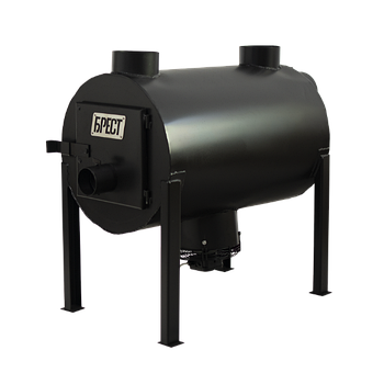 Піч буржуйка Брест 350 плюс комплект із вентилятором