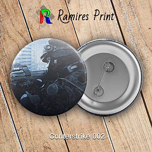 Значок 32 мм гри Counter Strike GO 002