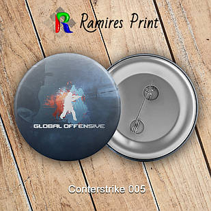 Значок 32 мм гри Counter Strike GO 005