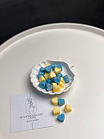 Набір ароматичних соєвих міні-саше (30шт) на гіпсовом кашпо ручної роботи