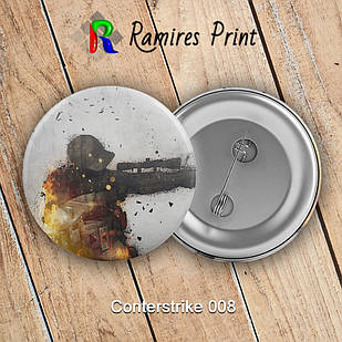 Значок 56 мм гри Counter Strike GO 008